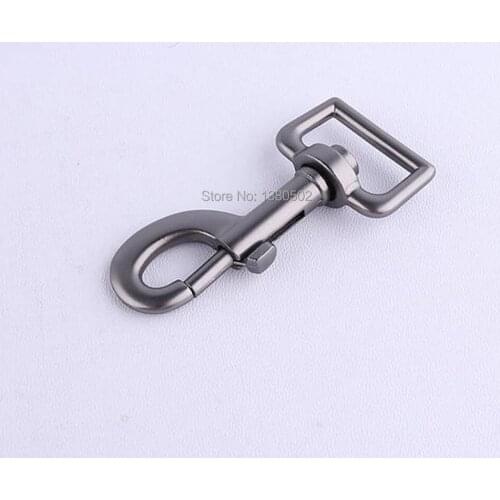 2PCS Multifunction black color Snap Hooks Swivel hook For Backpack lanyard keychain dog Hooks