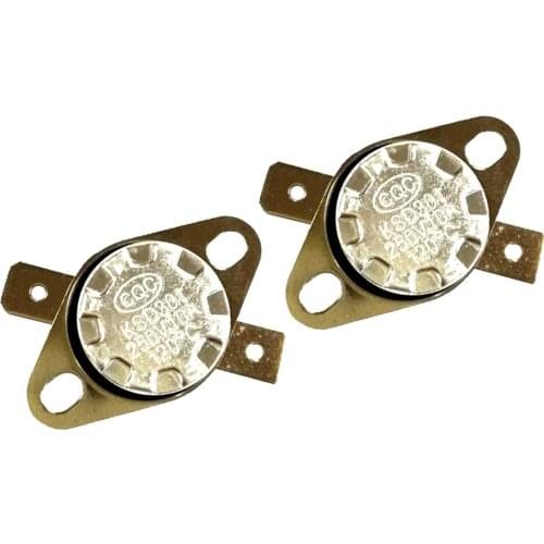 Lot 2Pcs 120°C NC Normal Closed Temperature Switch Thermostat KSD301 AC 250V 10A