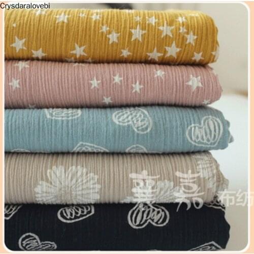 200x125cm Cotton Floral Fabric Patchwork Breathable Cloth By Meters for Quilting Baby Bedding Blanket Sewing Cloth