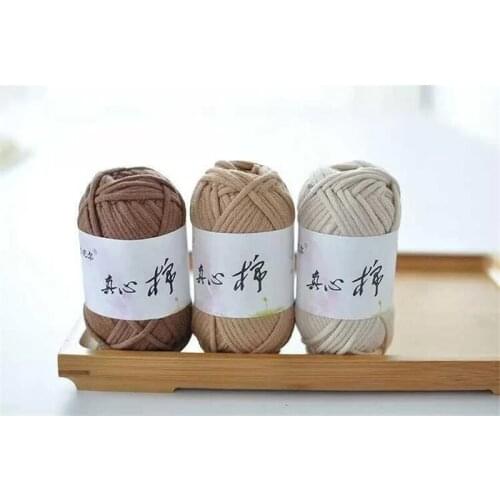 50g/bag Cotton wool Fill the core line baby merino wool yarn Crochet cotton yarn Hand-knitted bag hat scarf line jewelry FZ306