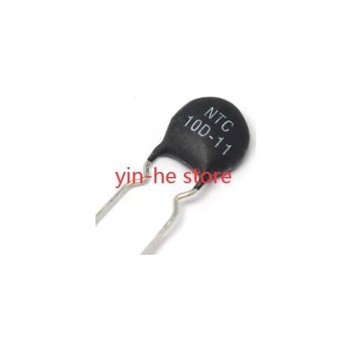50pcs NTC10D-11 Thermistor negative temperature thermistor small size and high power NTC 10D-11