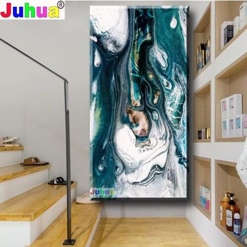 5D DIY Diamond Embroidery"Abstract Sea Water"Full Square/Round Diamond Painting Art Landscape Mosaic Picture of Rhinestone