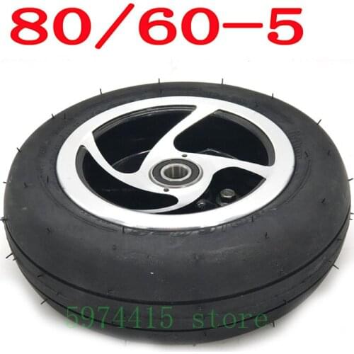 80 / 60-5 Inch Vacuum Tire Hub For Electric Childrens Go Kart Mini Go Kart Tire