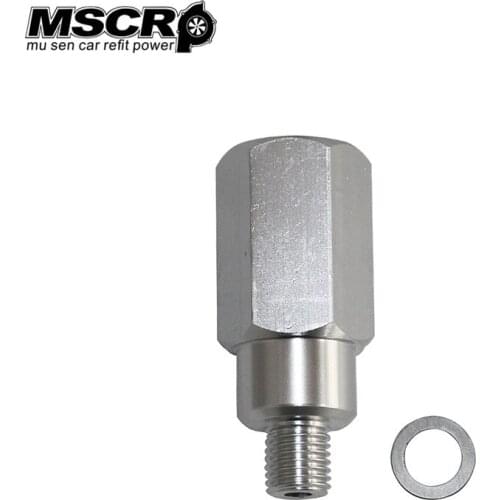 Aluminum Coolant Temperature Sensor Adapter 1/2"-14 NPT Water LS1 LSX LS3 SBC to LS Swap-YX01439