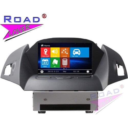 TOPNAVI Wince 6.0 Two Din 8" Car Media Center DVD Player Auto Video For Ford Kuga Escape 2013- Stereo GPS Navigation TFT