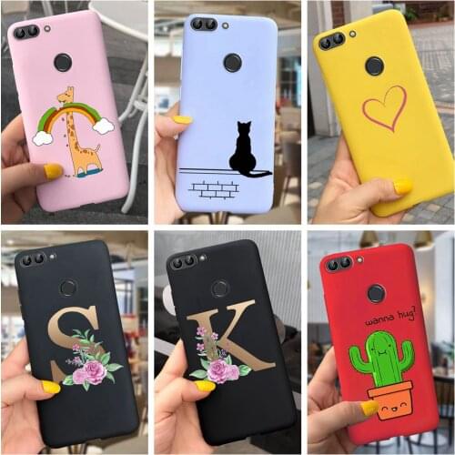 For Huawei P Smart Case 2018 Cute Covers For Huawei P Smart Z Phone Cases Soft Silicon Cactus Letters Fundas For PSmart Z Bumper