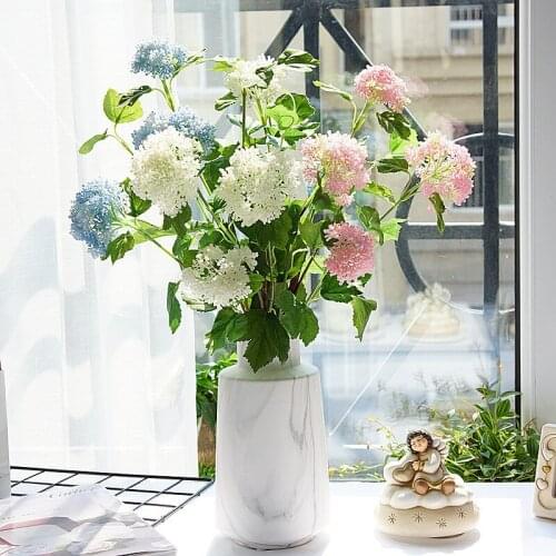 4 heads long branch Milan artificial flowers home decoration ornaments wedding photography props