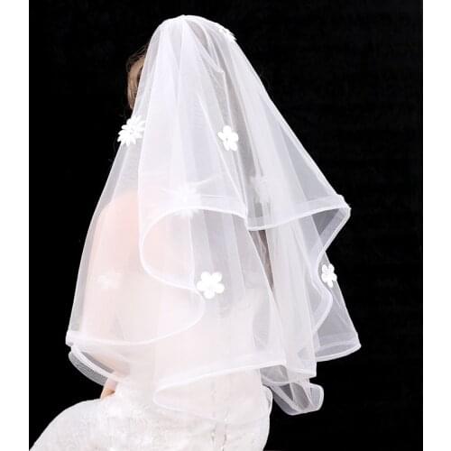 HONGFUYU Wedding Short Veils
