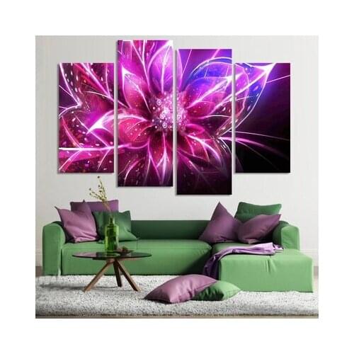 Beautiful Decorative Pictures Canvas Abstract Paintings Flowers Wall Art Canvas Framed Modern Art Wall Decor Custom Print Poster