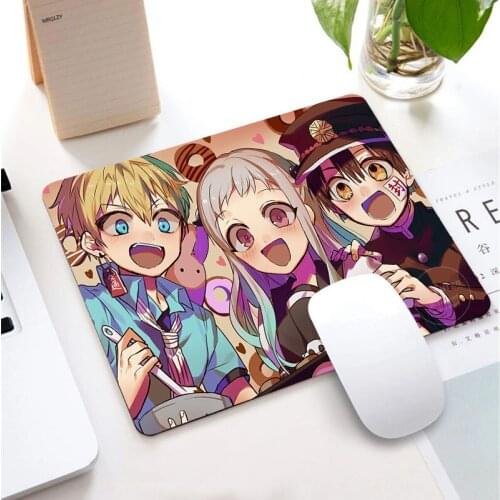 Kawaii Hanako Kun Anime Small Mouse Pad Multi-size Gaming Accessories Cute Girl Kaeyboard DeskMat Desktop MousePad Gamer for LOL