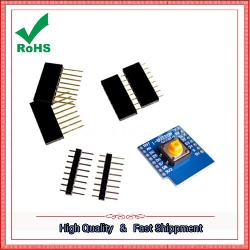 D1 Mini button switch shield board module