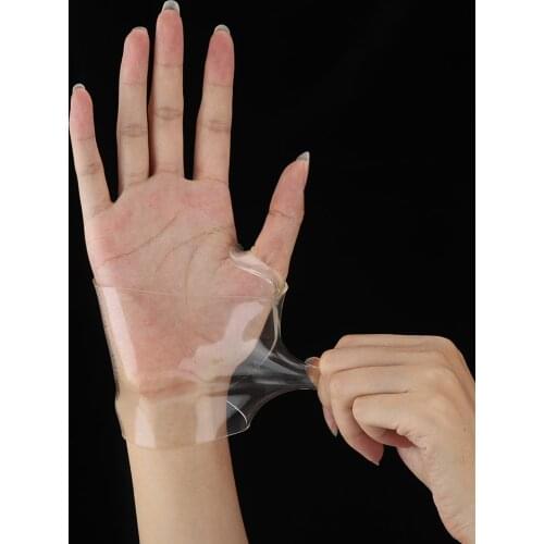 New Silicone Wrist Bands Transparent Hand Wrist Protection Brace Sports Wristband Basketball Badminton Wrist Support Compress