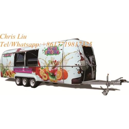 2020 new style mobile fast Coffee vehicle Hot Food Truck Fashioned Coffee Food Cart Trailer