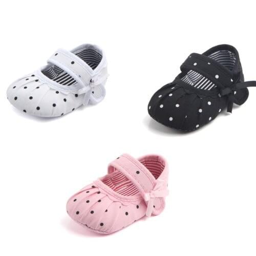 Toddler Infant Baby Girl Flower Shoes Crib Shoes Size Newborn 0-18 Months