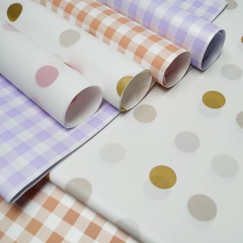 20pcs Flowers Dots Paper Packaging Gift Wrapping Florist Wrapping Paper Fl ower Bouquet Packaging Material