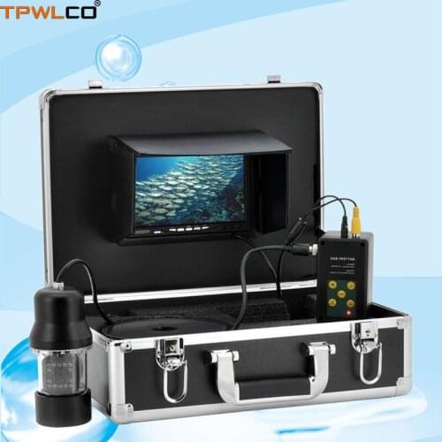 7inch Color Screen 20m Cable Underwater LCD Video Camera 360 degree View Waterproof Camera DVR Function For Ice/Sea Fishing