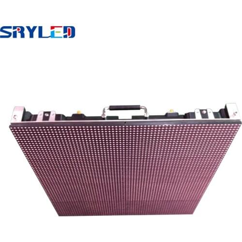 Rental LED Display Waterproof IP65 Full Color P10 640mm x 640mm Ultra Light Die-casting Aluminum LED Cabinet