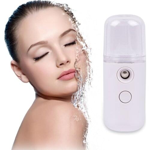 30ML Nano Mist Facial Sprayer Beauty Instrument Humidifier Rechargeable Nebulizer Face Steamer Moisturizing Anti-age Skin Care