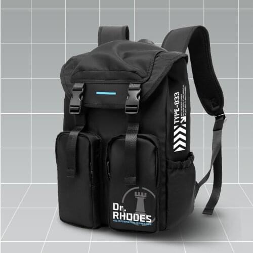 Anime Arknights Rhode Island Backpack School Bag Laptop Bag Shoulders Bag Student Creativity knapsack High Capacity Xmas Gifts