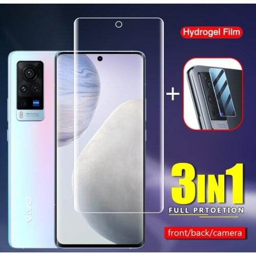 Slim Front / Back Soft TPU Protective Hydrogel Film For vivo X60 Pro X60Pro Plus X60t Pro+ 5G Camera Lens Screen Protector Glass