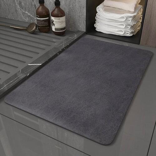 Bathroom Non-slip Mat Retro Carpet Dust-proof Doormat Super Absorbent Floor Mat Soft Area Rugs Entrance Bedroom Kitchen Mats