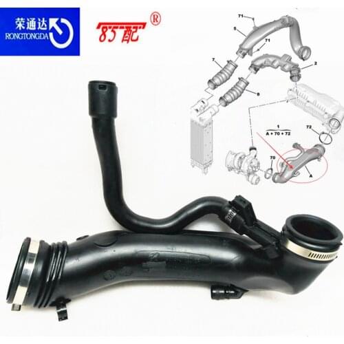 Turbocharger intake pipe 1440Q6 FOR Peugeot 3008/308/5008/508/RCZ FOR Citroen C4/C5/DS4 1 .6 16V Turbo intake pipe