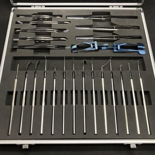 High Quality Stainless steel Strabismus Ophthalmic Eye Micro Surgery Surgical Instruments set