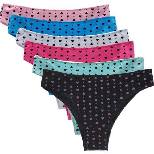 12 Pcs/Set Cotton Panties Female Underpants Sexy Panties For Women Briefs Underwear Comfortable Ladies Bikini Soft Lingerie