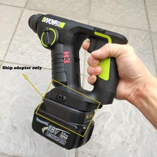 Converter adapter for makita 18V li-ion battery convert for 5pin Green worx 20V power tool use