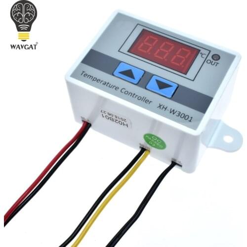 10A 12V 24V 110V 220V AC Digital LED Temperature Controller XH-W3001 for Arduino Cooling Heating Switch Thermostat NTC Sensor