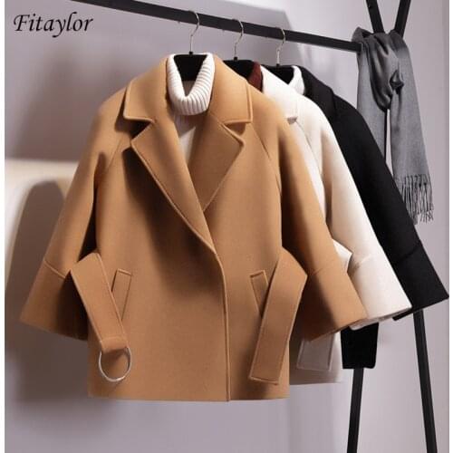 Fitaylor Womens Black Coats