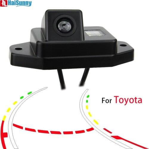 HaiSunny Trajectory Tracks Reverse Camera For Toyota Land Cruiser Prado 2700 4000 120 2005-2009 Night Vision Rear View Camera
