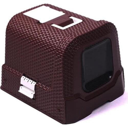 Cat Sandbox Fully Closed Cat Toilet Extra Large Cat Sandbox External Splash-proof Cat Basin Excrement Cat Products Except Smell