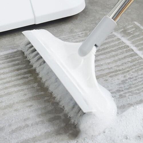 Creative Glass Wiper Dual-use No Dead Angle Rotatable Cleaning Floor Brush 120°rotating Gap Cleaning Tool