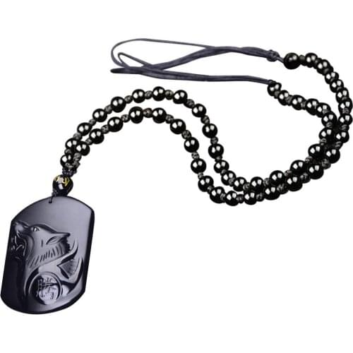 Fashion Carving Wolf Head Totem Amulet Pendant Necklace Unisex Jewelry Gift металические подвески In stock fast shipments