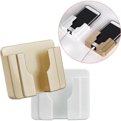 Wall Charger Hook Mobile Phone Holder For iphone Xiaomi IOS Universal Cellphone Hanging Stand Bracket Hooks Charging Dock