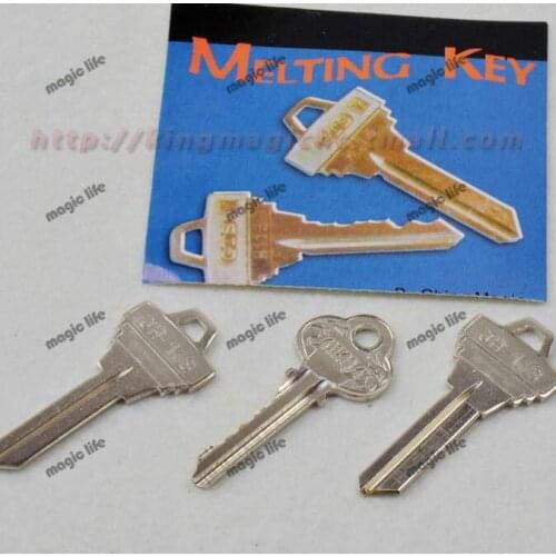 Wholesale 8pcs each lot Melting Key finger memory magic toys magic sets magic props