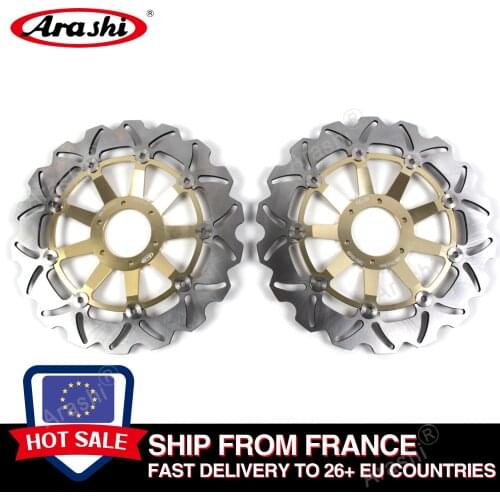 Ship From France CNC Front Brake Disc Rotors For HONDA VFR800 / VFR VTEC 800 / CROSSRUNNER / CBR600F / CBR900RR / XLV VARADERO