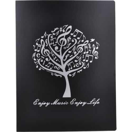 A4 Size Music Sheet File Folder Plastic Paper Documents Storage Holder 40 Pockets DU55