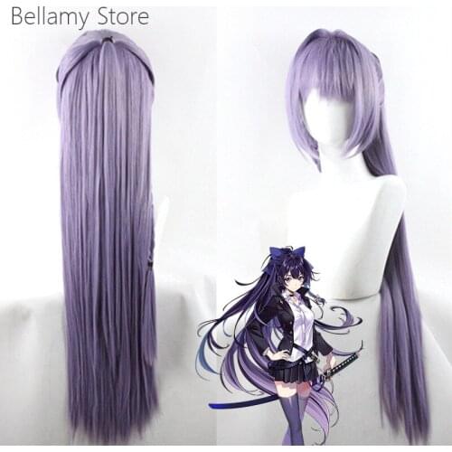 Honkai Impact Raiden Mei cosplay costume wigs cos hairewear+wig cap