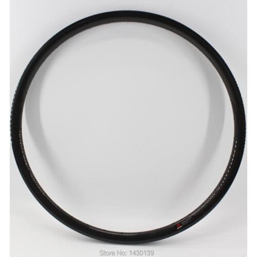 1Pcs New 27.5" inch clincher rim Mountain bike 3K UD 12K full carbon fibre bicycle wheels rims MTB 27.5er 30mm width Free ship