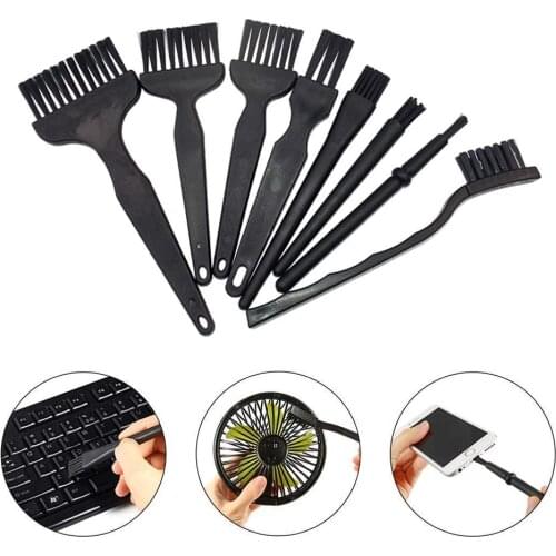 8Pcs Anti Static Brush Synthenic Fiber Brush for Leaning Sensitive Electronics