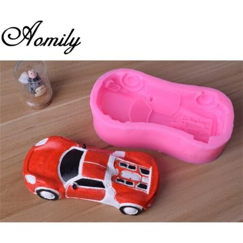 Aomily 3D Car Silicone Cake Molds Sport Car Chocolate Mousse Bakeware Mold DIY Pastry Cake Decorating Tools Kichen Accessories