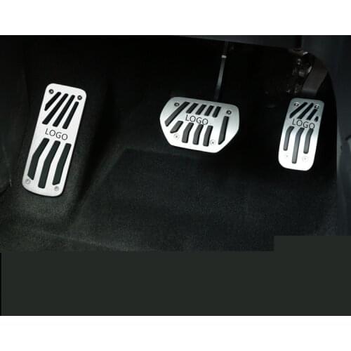 Free Install Interior Decorations Brake Accelerator Pedal For Peugoet 408 2008 308 508 301 3008 AA571