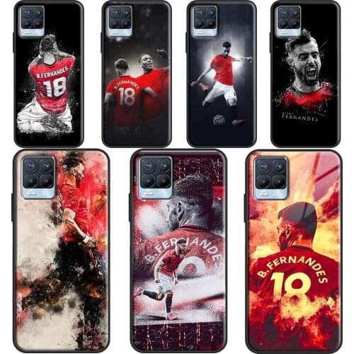 Bruno Fernandes fanart Case For OnePlus 9R 8T Nord 7 8 9 Pro Cover For Realme 8 Pro 7i GT Neo C3 C21 6 7 Q3 Pro