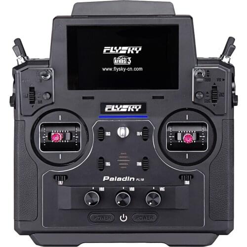 Flysky FS-PL18 PL18 Paladin 2.4G 18CH Radio Transmitter FS-FTr10 Receiver HVGA 3.5in TFT Touch Screen for RC FPV Drone Airplane