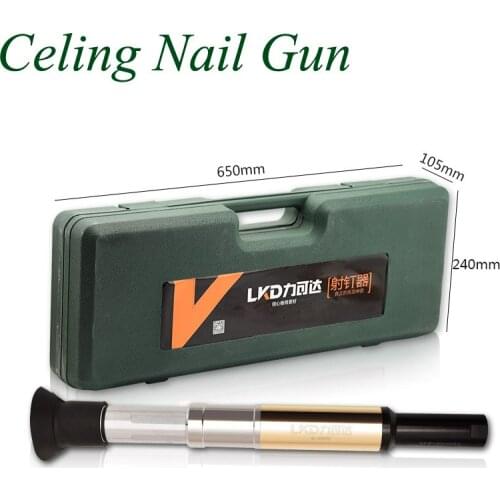 Silencer Shot Nail Grab Automatic Woodworking Hand-held Nail Gun Portable Decoration Ceiling LKD-1L