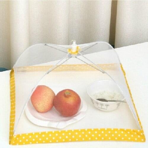 Square 38 X 39 X 25cm Gauze Meals Collapsible Pop Up Mesh Anti Fly Insect Net BBQ Kitchen Food Cover Home Necessary Tools ss1267