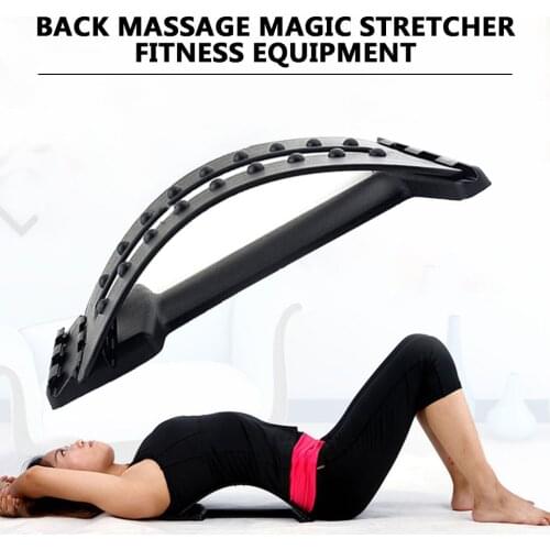 Back Massage Magic Stretcher Fitness equipment Stretch Relax Mate Stretcher Lumbar Support Spine Pain Relief Chiropractic