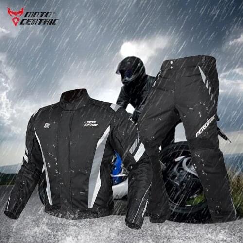 MOTOCENTRIC Autumn Winter Coldproof Motorcycle Jacket Waterproof Moto Suit Touring Clothing Motorcycle Pants Protective Gear Set